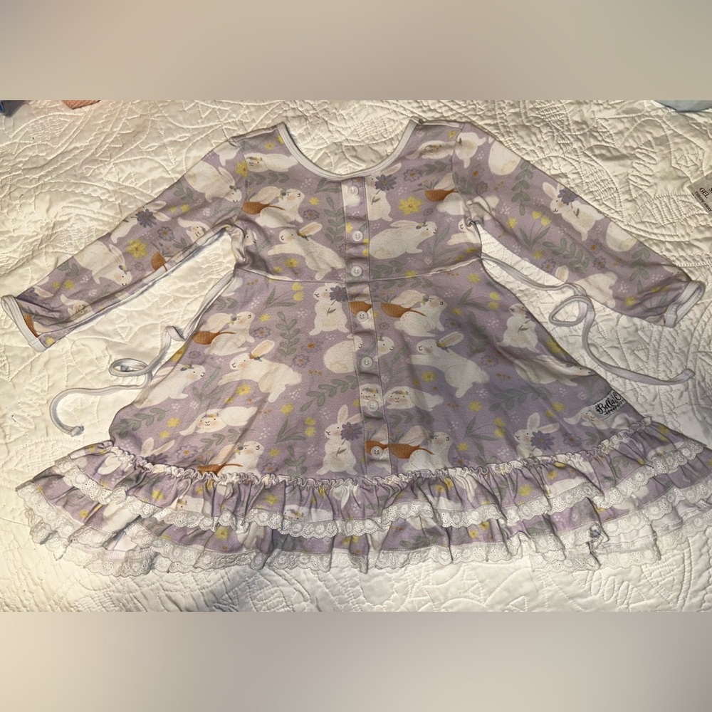 Bella & Omi Bunny Trails Twirl Dress 5T
